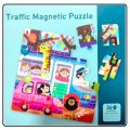 Traffic magnetic 3 in 1 Puzzle