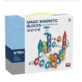 Magic Magnetic Blocks- Marble Run Set 74 piece