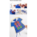 Threading Shoelace and button Kit