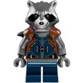 Minifigures - Rocket Raccoon - Dark Blue Outfit - Original Lego