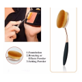 6 Piece Oval Makeup Brush Set