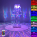 RGB Colour Changing Crystal Table Lamp Touch -USB Charging LED Night Light