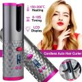 2 IN 1 WIRELESS AUTOMATIC HAIR CURLER WITH POWER BANK