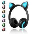 Color Changing LED  Wireless Cat Ear Headphones