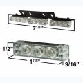 54 LED White/green/amber Car Strobe Lights kit on Dash and/or Grill