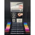 8PC CALLIGRAPHY BRUSH MARKERS
