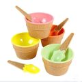 Ice cream bowl spoon belt ice cream cup ice cream bowl plastic cup 3