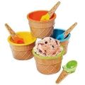 Ice cream bowl spoon belt ice cream cup ice cream bowl plastic cup 3