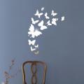Self Adhesive Mirror 3D Butterfly Wall Decor