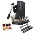 Bicycle Cycling Tool Tire Tyre Multi Repair Kits Bag with Pouch Pump