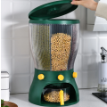 Transparent Insect Proof Rotating Rice and Cereal Dispenser