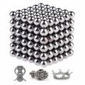 NEODIMIUM 5MM 216PCS BUCKY BALLS  MAGNETIC BALLS / CUBE -ONLY SILVER IN STOCK