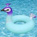 LARGE INFLATABLE PEACOCK SWIMMING RING