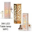 PVC WOOD-PLASTIC Lamp  Various designs