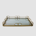 Rectangle Mirrored Vanity Tray Large Size