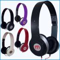 High Quality Stereo Headphones for MP3/ iPhone/ PC With 3.5mm Connector