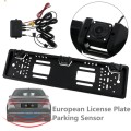 License Plate Parking Sensor With HD Rear View Camera