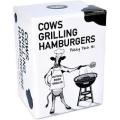 Cows Grilling Hamburgers