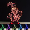 3D Optical Illusion character bedside / decor lamp