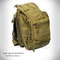 SILVER KNIGHT MILITARY ARMY HIKING BACKPACK SIDEPACK PACK SLING BAG