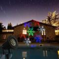 Led Outdoor Christmas Waterproof Dynamic Snowflake Projection LED garden Lamp