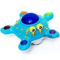 Funny Plastic Electric cartoon bump & go rotation starfish toys with 3D light and musical