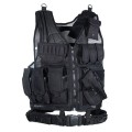 Deluxe Tactical Vest w/Quick Draw Holster, Multiple Mag/Accessory Pouches & Pistol Belt