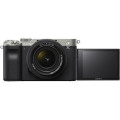 Sony a7C Mirrorless Camera Silver with 28-60mm Lens