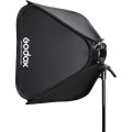 Godox SGGV6060 S2 Speedlite Bracket with Softbox, Grid and Carrying Bag Kit(60 x 60cm)