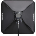 Godox SGGV8080 S2 Speedlite Bracket with Softbox, Grid and Carrying Bag Kit (80 x 80cm)