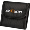 K&F Concept 3 Filter Pouch accommodates Filters up to 82mm - KF13.001