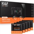 K&F Concept Pack of 50 Professional Lens & LCD Screen Cleaning/Anti-fog Moist Wipes