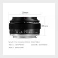 TTArtisan 50mm F2 Manual Focus Lens for Canon EOS-M