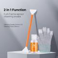 K&F Concept Pack of 10 Dual Head Swabs for Full Frame Camera Sensors with 20ml Cleaning Fluid