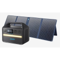 Anker PowerHouse 535 (512Wh) Portable Power Station + Anker PowerSolar 625 Solar Panel (100W)