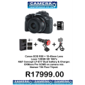 Canon EOS R50 + RF-S 18-45mm Lens Accessory Bundle