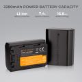 K&F Concept Dual NP-FZ100 Battery + Charger Kit for Sony Cameras