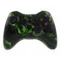 Xbox 360 Controller Shell with Buttons (Green Zombies) - Xbox 360