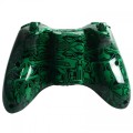 Xbox 360 Controller Shell with Buttons (Green Circuit Board) - Xbox 360