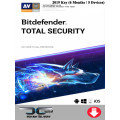 Bitdefender Total Security 2019 Key (6 Months / 5 Devices) - Internet Security PC Bitdefender
