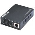 Intellinet Gigabit Ethernet Single Mode Media Converter - 10/100/1000Base-T to 1000Base-LX (SC) Sing