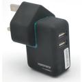 Promate chargMate 8 All in one Multi-regional USB power adapter with dual USB charing port and mo...