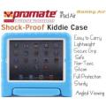 Promate Bamby.Air-Shockproof Impact resistant case with convertible stand for iPad Air-Blue