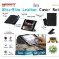 Promate Weave Ultra-Slim Leather Cover Set for iPad Air &amp; iPhone 5/5s
