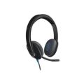 Logitech Headset H540 USB Headset Laser Tuned Drivers Comfortable Padding On Ear Audio Controls  Plu