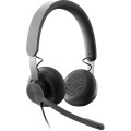 Logitech Zone Wired headset - Graphite - USB for MS Teams