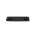 Astrum SM120 USB Sound Bar with Blue Led Light Aux Built-In and Dual Speaker Black