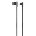 Astrum UD350 Reversible USB 2.0 A to Micro USB 5P Charge &amp; Sync Cable 90 Black