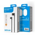 Astrum UD350 Reversible USB 2.0 A to Micro USB 5P Charge & Sync Cable 90 Black