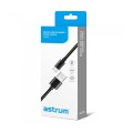 Astrum UD200 Micro USB - USB 1.2M Charge &amp; Sync Cable 2A Black